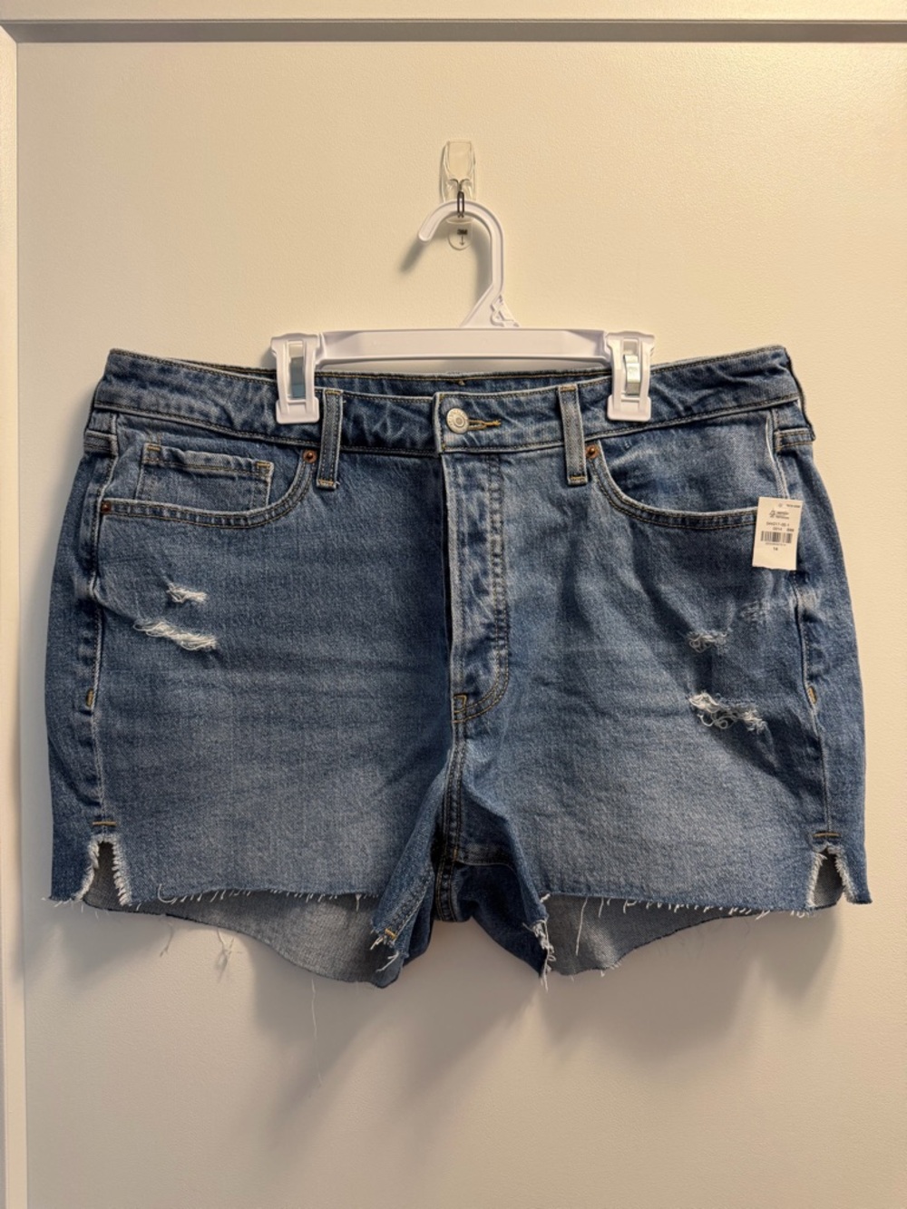 Old Navy OG Steaight High-Rise Denim Shorts